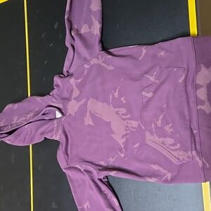 Kids purple camo hoodie